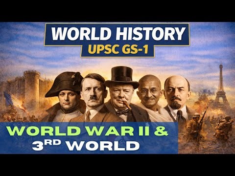 14. [WW2] Post War period | World history for UPSC 2026 GS-1
