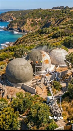 Construyen una CASA INFLANDO GLOBOS GIGANTES | Técnica Binishell