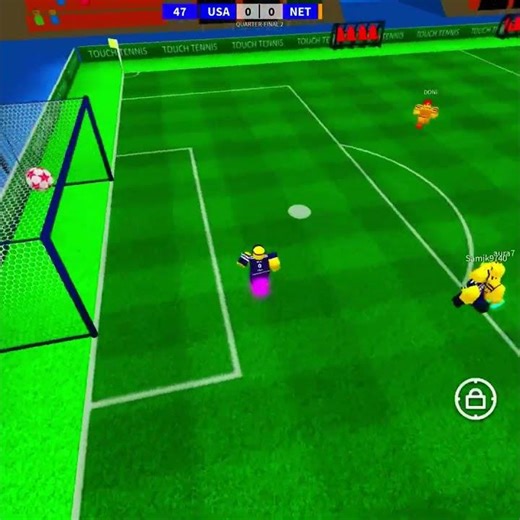 biggest reach in touch football😭 | #roblox #touchfootball