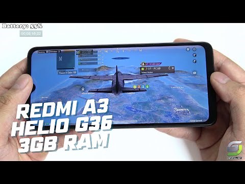 Xiaomi Redmi A3 test game PUBG Mobile | Helio G36