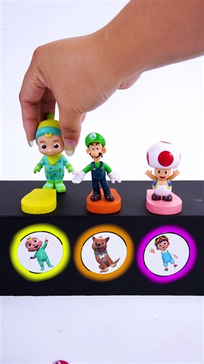 Satisfying Cocomelon x Mario Toys | Masha and The Bear Collection Review #short #toy #masha