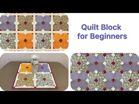 Quilt Like a PRO with This Easy Flower Block Pattern!