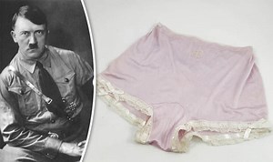 Knickers worn by Adolf Hitler's mistress Eva Braun sell for £3,500