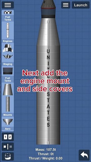 How to build the Redstone Atlas rocket in #sfs #redstone