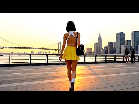 後ろ姿美人 | 朝の東京を歩く美しい女性のシネマティック散歩