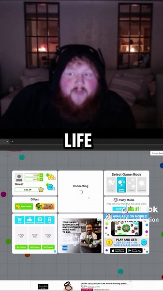 Average game of agar.io for case. #caseoh #caseohclips #caseohgames #caseohfunnymoments #agario