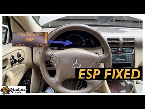 Mercedes Benz ESP Warning Light Visit Workshop FIXED