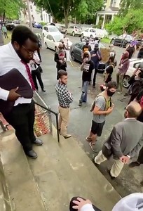 This version of Black Lives Matter thinks it’s okay to harass children entering a church. This is insanity. Where is the media coverage? | ForAmerica