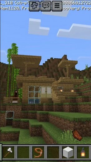 Membuat rumah di minecraft baru #minecraft #gaming #memes #minecraftpe#shortvideo #shortsfeed#shorts
