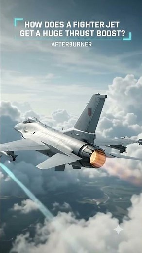 How Does an Afterburner Give a Fighter Jet MORE Thrust? #aerospaceengineering #supersonic #india