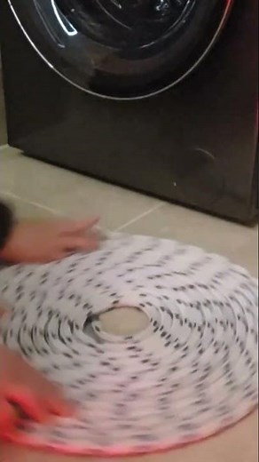 I wash sailing ropes at home