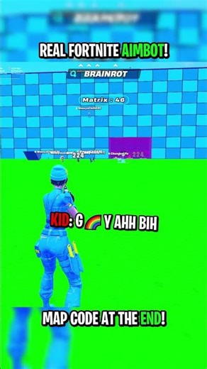 REAL AIMBOT ON FORTNITE #fortnite