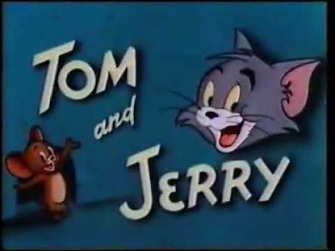 Designs On Jerry (1955) opening titles with 1960s MGM lion logo