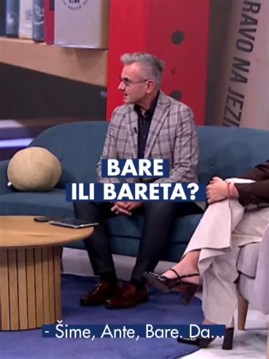 Je li pravilno reći Bare ili Bareta?