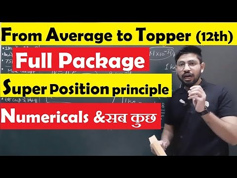 Class12th Physics Chaper 1 || Superposition principle || Force b/w multiple charges || Abhishek sir