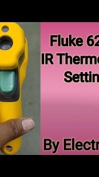 Fluke 62 Max IR Thermometer laser on/off and other settings