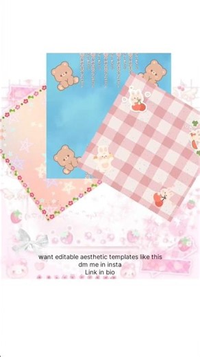 20 Editable aesthetic templates 💖✨#shortsfeed