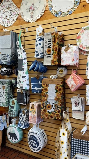 6.6K views · 84 reactions | ✨ A simple change makes a big difference! Fresh table linens are the easiest way to spruce up your kitchen and add a touch of charm.  #pigeonforge #gatlinburg #decoration #quilts #greatsmokymountains #smokymountains | Lid'l Dolly's Factory Store | Facebook