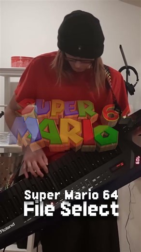 Keytar Remix of File Select Super Mario 64 #keytar #shorts #cover #music #remix #fyp
