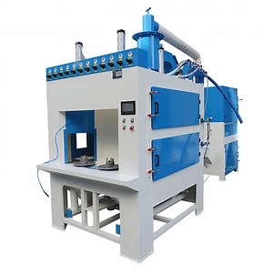 [Hot Item] Automatic Indexing Turntable Sand Blasting Cabinet Batch Rotary Table Sandblast Machine