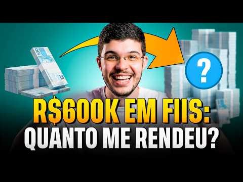 How much passive income do I receive with R$600,000 invested in Real Estate Investment Trusts?