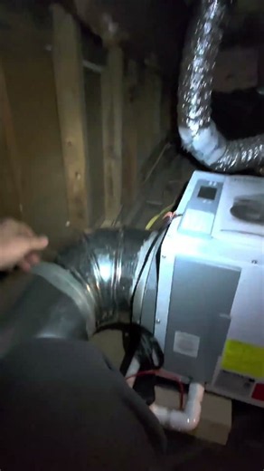 Little Aprilaire dehumidifier install #hvac #install #aprilaire #dehumidifier
