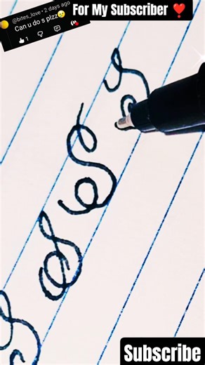 Letter S Calligraphy | Letter S in Different Styles ✍️#shorts