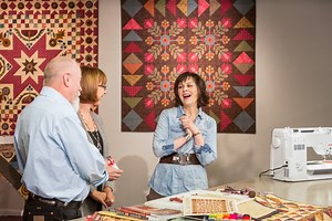 How to Machine Appliqué and Do Big Stitch with Kim Diehl | Learn Color Theory with Christine Barnes