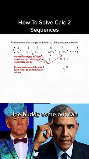 How To Solve Calc 2 Sequences #MyDolceMoment #edutok #fyp #foryou #college #university #highschool #math #calculus #viral #nerd #geek #dork #blowthisup