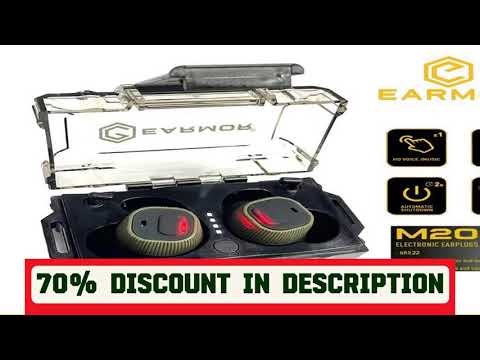 A must-have product! EARMOR M20 Electronic Earplugs Shooting Range Hunting Hearing ear Protection
