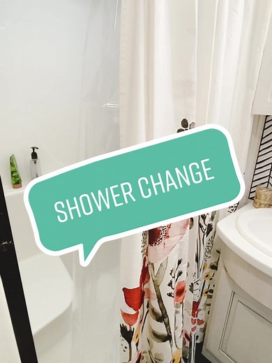 Took me less than an hour! #bathroomremodel #showertok #rvshower #rvlife #fulltimervlife #rvlifestyle #transformation #reno #rvdecor #changes