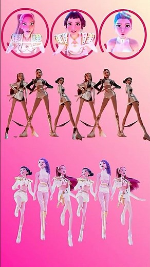 Kpop Demon Hunter Dance ~ zoey, rumi, mira | Part 23 #guess #kpopdemonhunters #kpopshorts