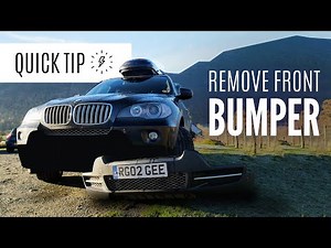 How To Remove Front Bumper BMW X5 E70