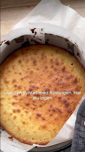 Mazarinkage med marcipan og Nutellafrosting