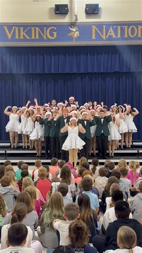 If you’ve spent any time around the Teays Valley High School Show Choir, you know there’s one performance that always rises to the top each holiday season... “Fruitcake”! For decades, this fan-favorite number has been passed down from one class to the next, becoming a cherished tradition that students love just as much today as those who first performed it years ago. Enjoy a little clip from one of their performances this morning... | Teays Valley Local School District