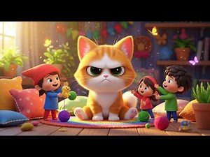 The Grumpy Cat | Fun Kids Story | Learning About Emotions and Feelings