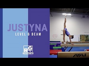 Justyna's Level 6 Beam Routine