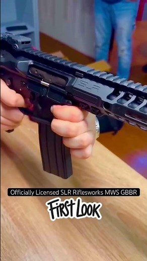SNEAK PEEK - SLR Rifleworks MWS GBBR #lancertactical #gaming #airsoft #callofduty #battlefield6