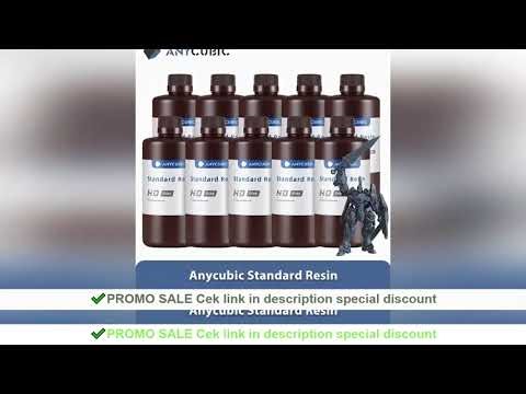 ANYCUBIC 1kg/10kg Liquid Photopolymer Standard Resin 405nm UV Resin For 3D Printer LCD Printing Resi