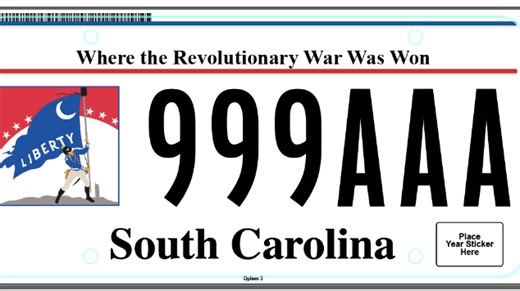 New look coming for South Carolina license plates