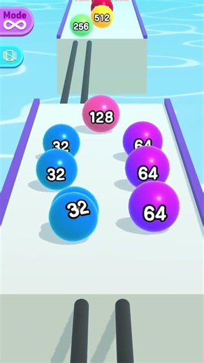 Ball Run 2048 Level 19 Gameplay Walkthrough (Android/iOS) #shorts