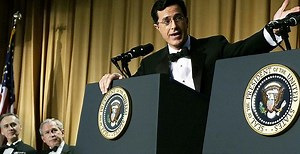 Stephen Colbert At The White House Correspondents Dinner During Bush Era - TVovermind