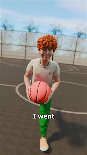 No Blood, No Foul 🏀 . #3danimation #animationart #digitalart #hisytstory #creativecontent animationtrends creatorsearchinsig hts