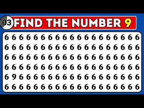 Test Your Brain | FIND THE Numbers👀 in this Puzzle Quiz? | #yt #puzzle #viral #video #shorts #iqtest