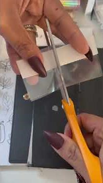 Adding a pocket to my Coach Notebook! #notebook #diy #crafty #planner #plannercommunity