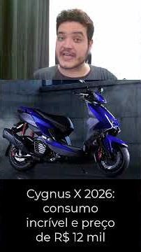 2026 Yamaha Scooter: economical, technological and affordable! #yamaha #cygnusx #moto #scooter