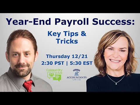 12 Year-End Payroll Tips & Tricks to finish the year correctly!