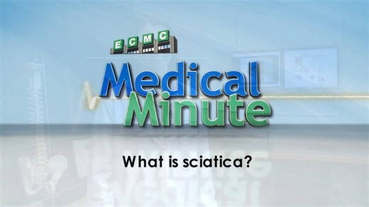 Sciatica is nerve pain that runs from your lower back down your leg when a nerve gets irritated or compressed. Watch this week's #MedicalMinute to learn more about Sciatica and pain management. | ECMC