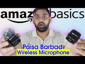 Amazon Basics Wireless Microphone Review | Wireless Mic | DSLR Camera Mic | Youtuber Wireless Mic |