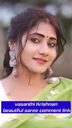 Vasanthi Krishnan beautiful saree #fashion #sareecollection